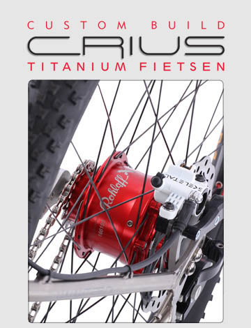 Crius een exclusieve titanium fiets